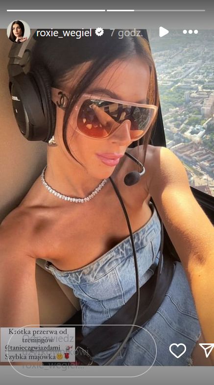 Roksana Węgiel przyleciała do mamy Kevina Mgleja helikopterem 
