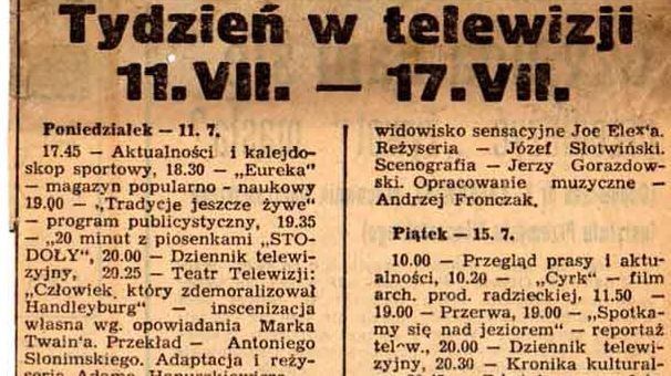 Telewizja w 1960 roku 1