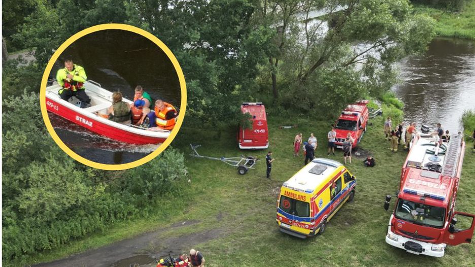 Chwile grozy na kajakach. Niemowlę wpadło do rzeki