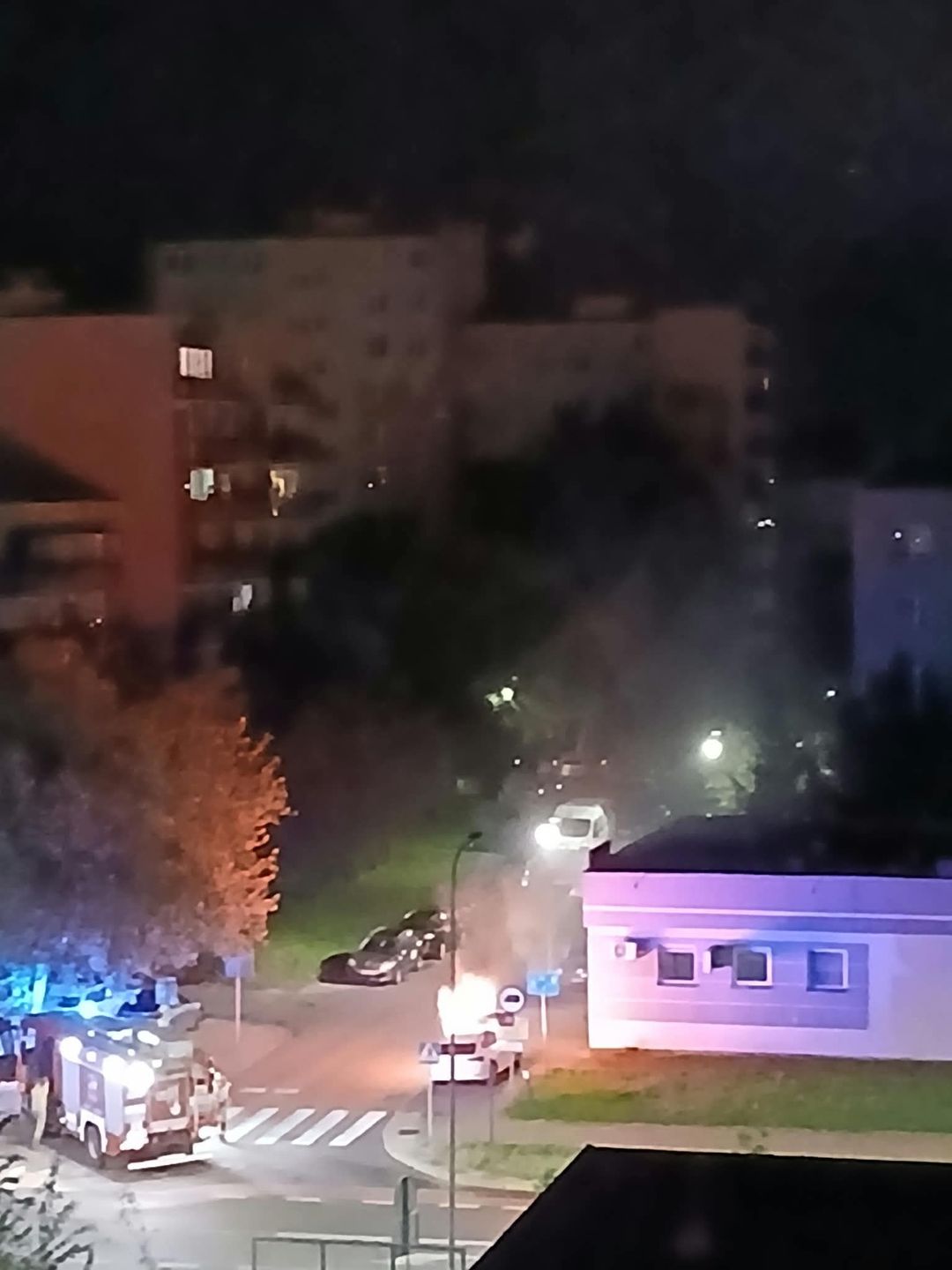 Pożar auta 