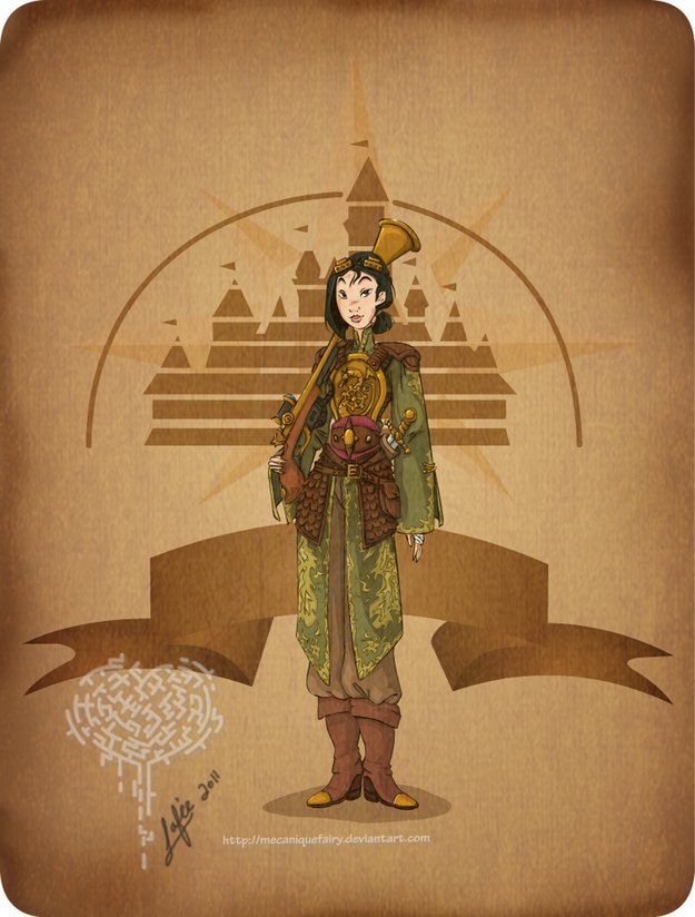 Bohaterowie Disneya w steampunkowym stylu! 10