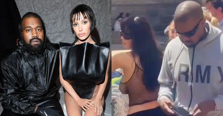 Kanye West "przyłapany" na Majorce z żoną i jej SIOSTRĄ. ODMIENIONA Bianca Censori miała na sobie prześwitujący top