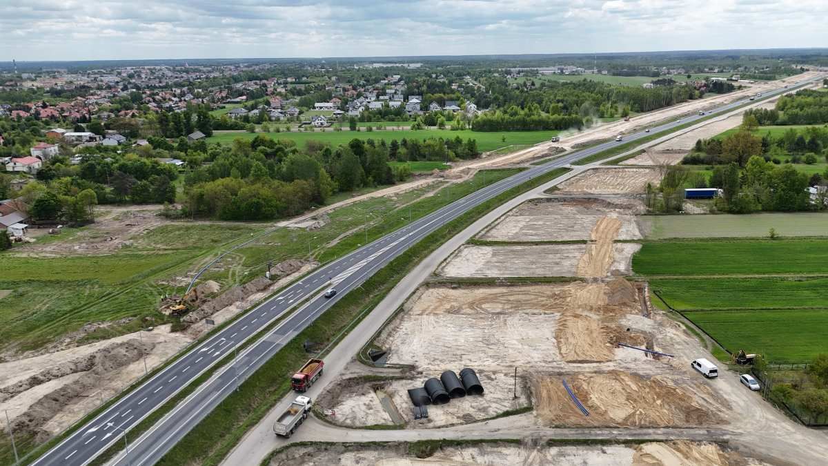 Postęp prac S19 Lublin Lubartów | fot. GDDKiA