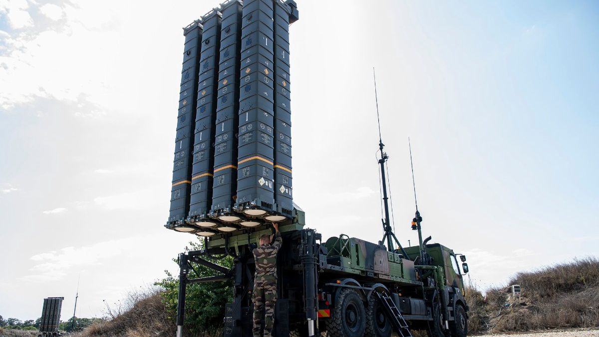 Wyrzutnia systemu SAMP/T. 