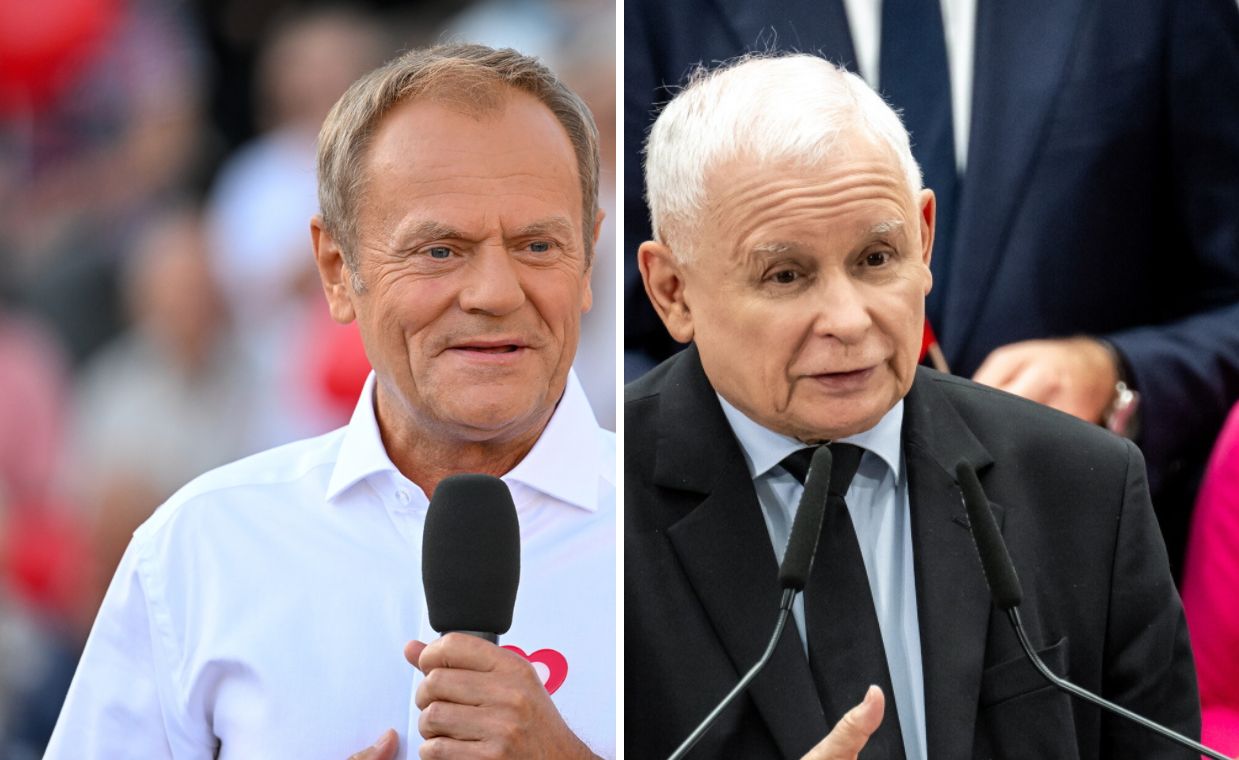 Donald Tusk i Jarosław Kaczyński