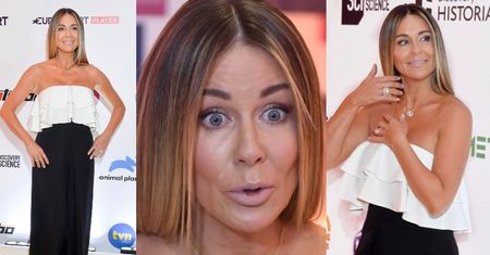 Opalona Małgorzata Rozenek odsłania dekolt na prezentacji wiosennej ramówki TVN (ZDJĘCIA)