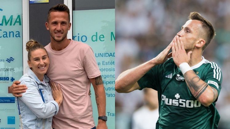 Strzelił gola dla Legii i pobiegł ucałować ukochaną