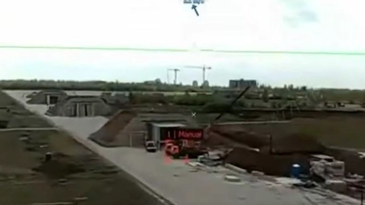 Ukraińskie drony uderzyły w lotnisko w Doniecku