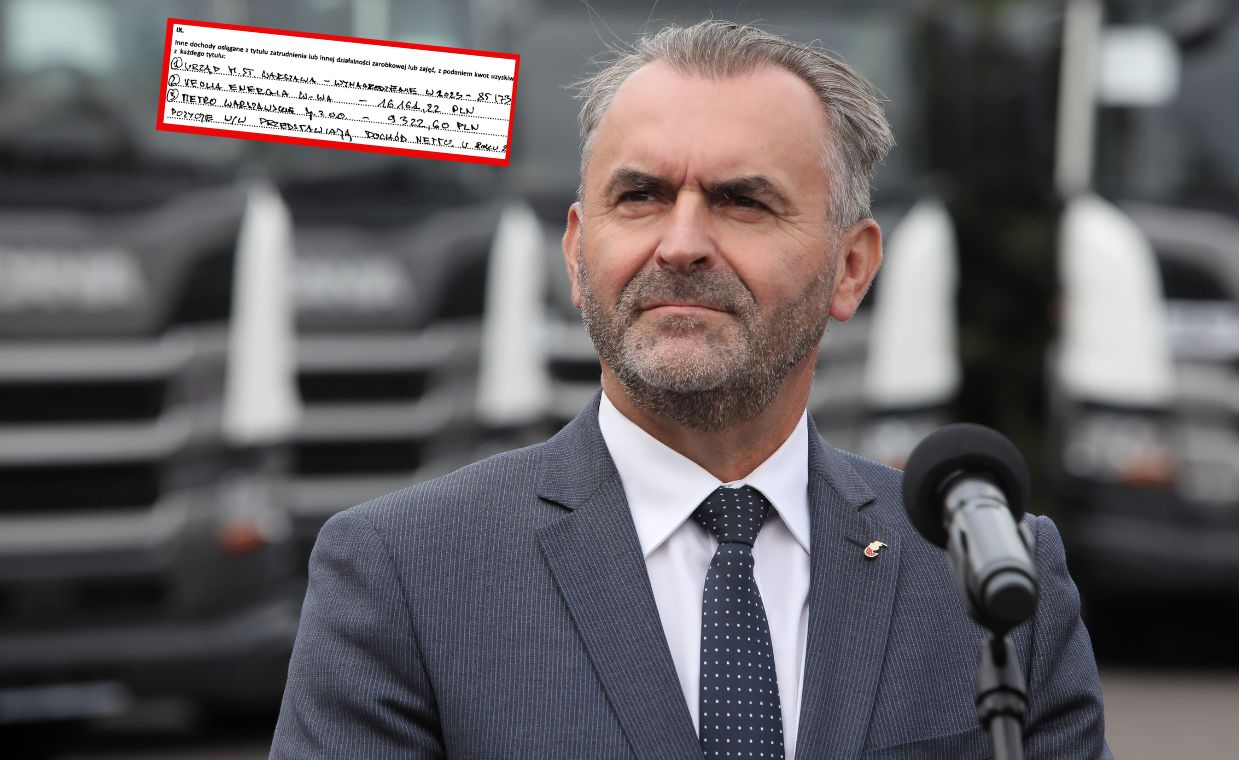 Włodzimierz Karpiński ma żaglówkę i BMW