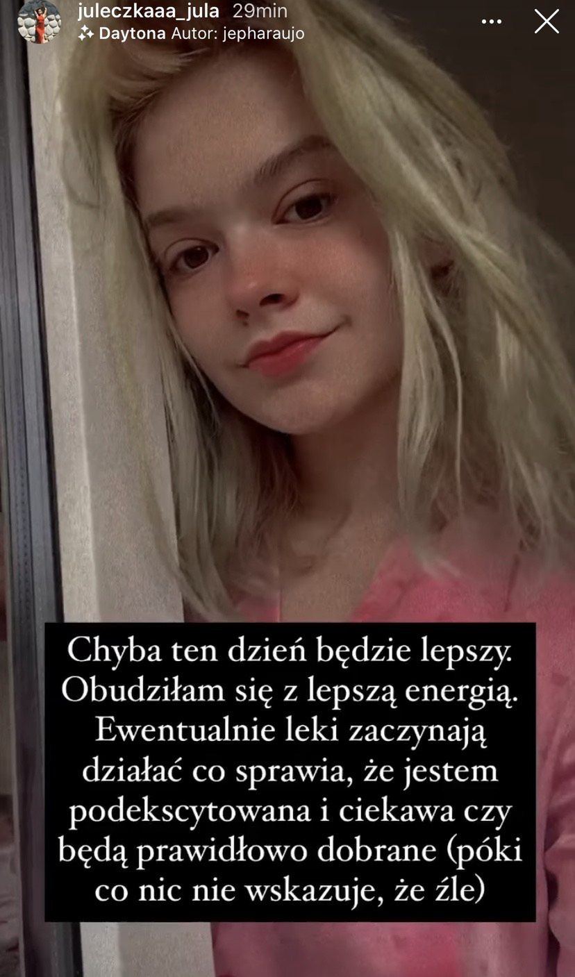 Julia Wróblewska popłakała się na InstaStory