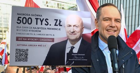 Marszałek z PiS nagrodził za frekwencję. Dużo kosztowała też sama kampania
