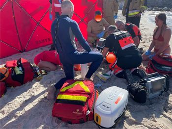 Dramat w Łebie. Plażowicz reanimowany półtorej godziny