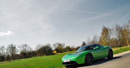 Tesla Roadster Sport - zielono mi [test autokult.pl]