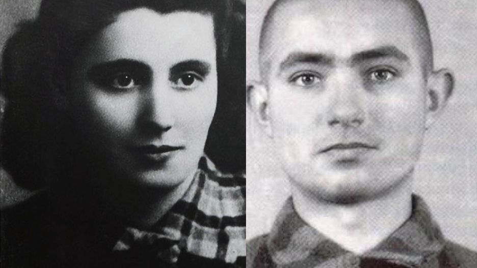 Fotografie Mali Zimetbaum i Edka Galińskiego