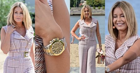 Elegancka Małgorzata Rozenek w "Dzień Dobry TVN" chwali się Rolexem za... 74 tysiące złotych (ZDJĘCIA)