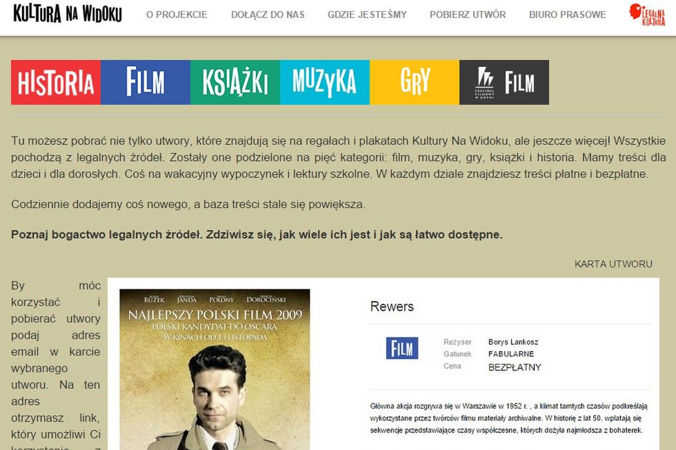 Podejdź do plakatu i obejrzyj film. To polska, legalna alternatywa dla torrentów 2