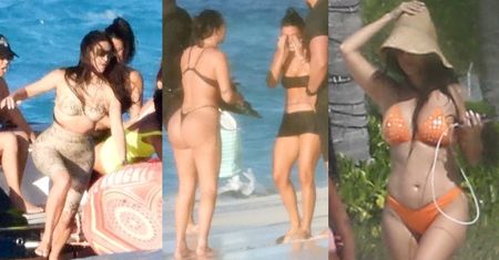 Słynna pupa Kim Kardashian wygrzewa się w słońcu na jednej z wysp Atlantyku (ZDJĘCIA)