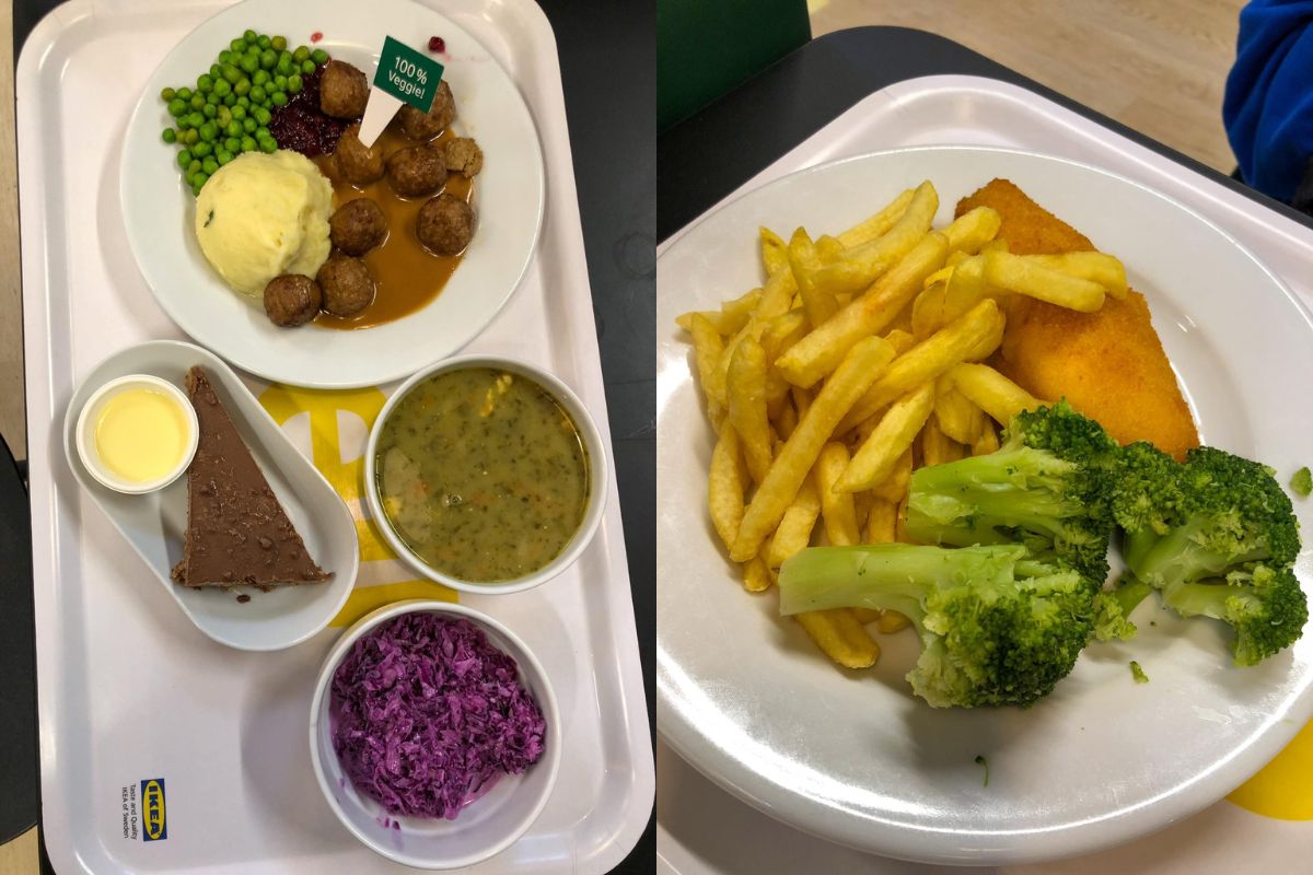 Tak prezentowało się jedzenie z restauracji Ikea