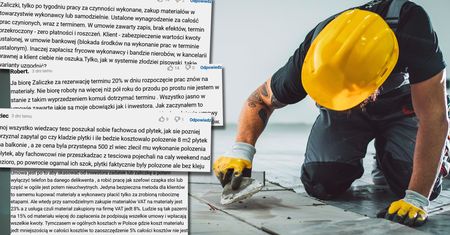 Internauci zaskoczyli. Fala komentarzy po relacjach oszukanych przez budowlańców