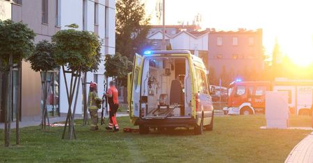 Dramatyczna akcja na ul. Nałęczowskiej w Lublinie. Kobieta skoczyła z 4. piętra