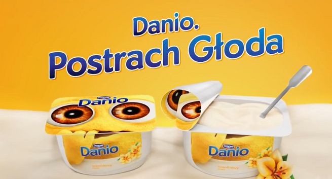 Mały Głód w grze, filmie i na skoczni reklamuje Danio w nowym opakowaniu (wideo)