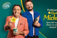 Michel Moran i Damian Tkaczuk w kampanii Shell Café