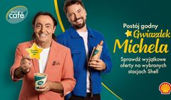 Michel Moran i Damian Tkaczuk w kampanii Shell Café