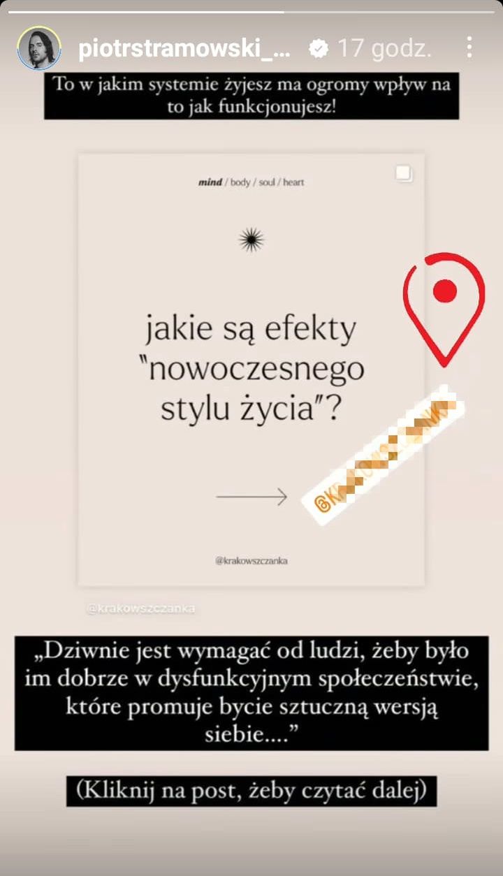 Post Piotra Stramowskiego