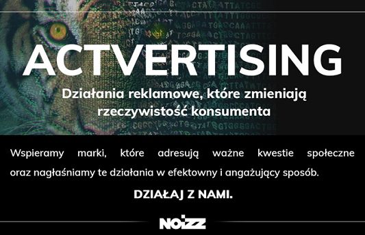 Serwis Noizz z nową strategię marketingową #Actvertising