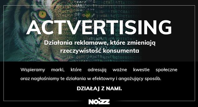 Serwis Noizz z nową strategię marketingową #Actvertising
