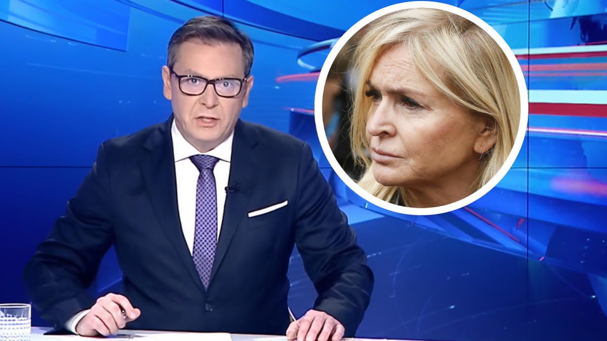 Michała Adamczyk, zapowiadając materiał "Wiadomości", nie krył irytacji i zdenerwowania 