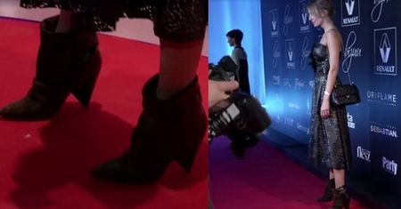 Co ona założyła?! Dziwne buty Agnieszki Szulim...