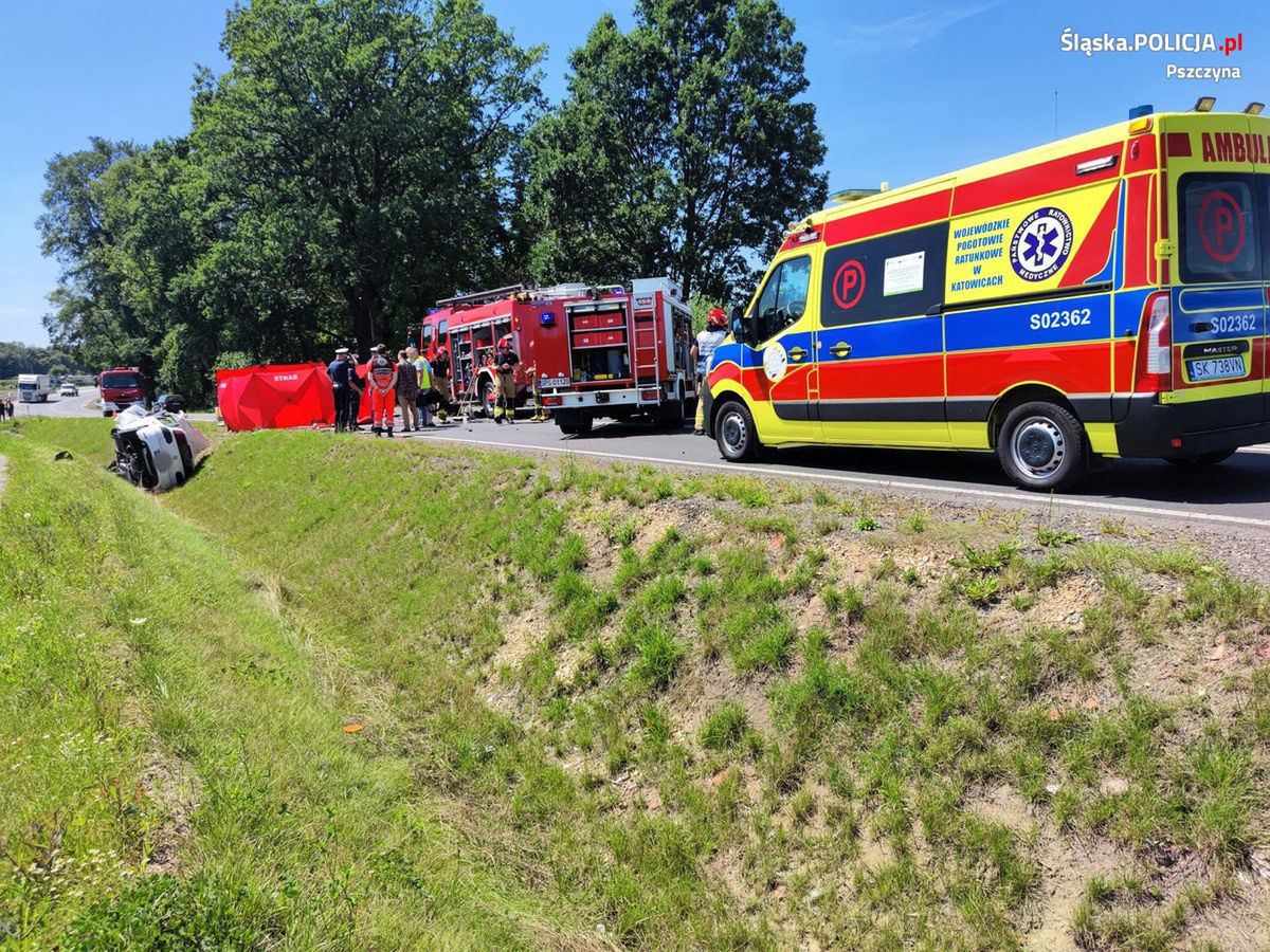 Wypadek w Pszczynie