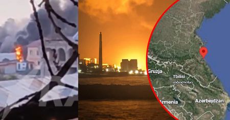 Ukraińcy uderzyli w Machaczkale. Ważny port Rosji w ogniu