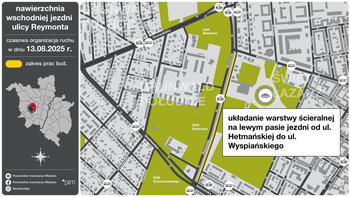 Poznań: Remont wschodniej jezdni ul. Reymonta – zmiany w organizacji ruchu i kolejne etapy prac