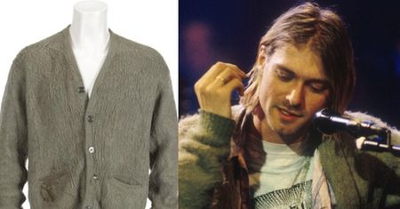Sweter Cobaina z koncertu "MTV Unplugged" trafił na aukcję! Razem z jego włosami