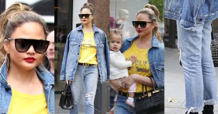 Chrissy Teigen w codziennej stylizacji za prawie 100 TYSIĘCY