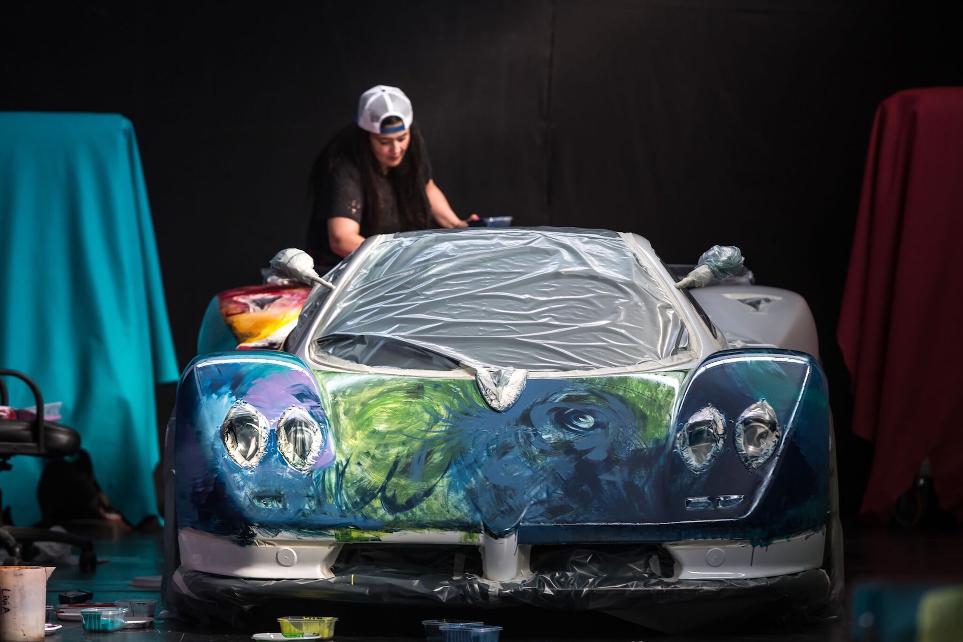 Pagani Zonda S jako dzieło sztuki: wyjątkowa kreacja arabskiej artystki