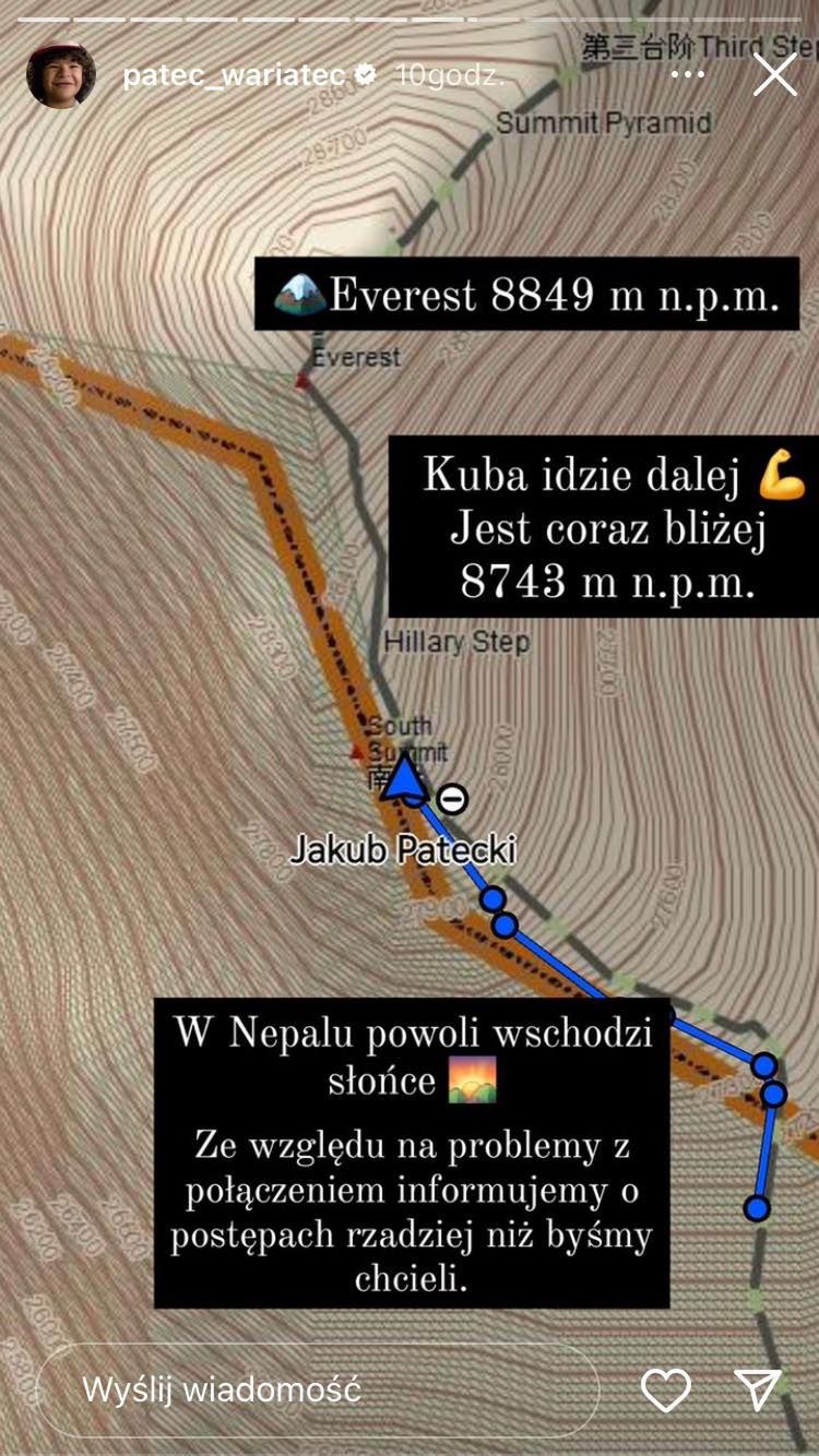 Patec zdobył Mount Everest