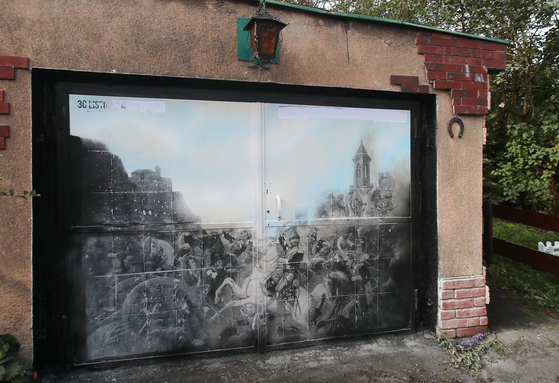 Nowy Mural na ulicy Somosierry