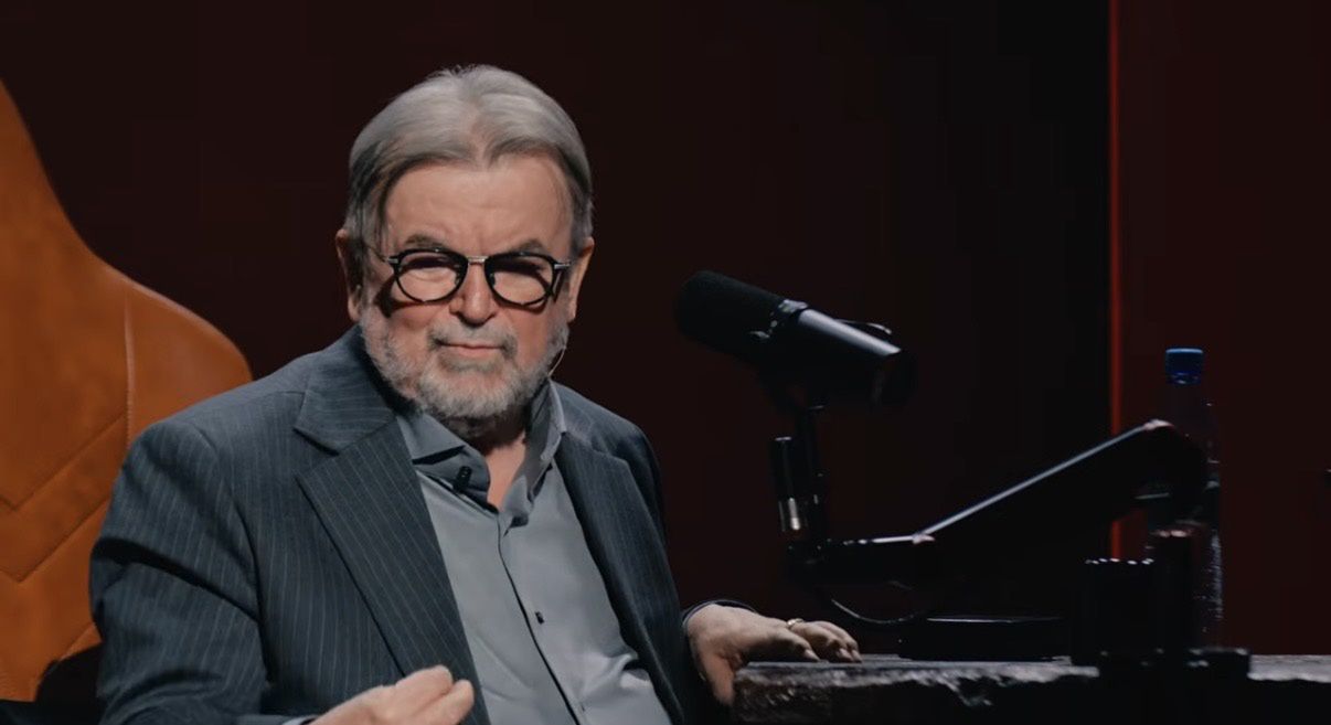 Edward Miszczak podczas rozmowy 