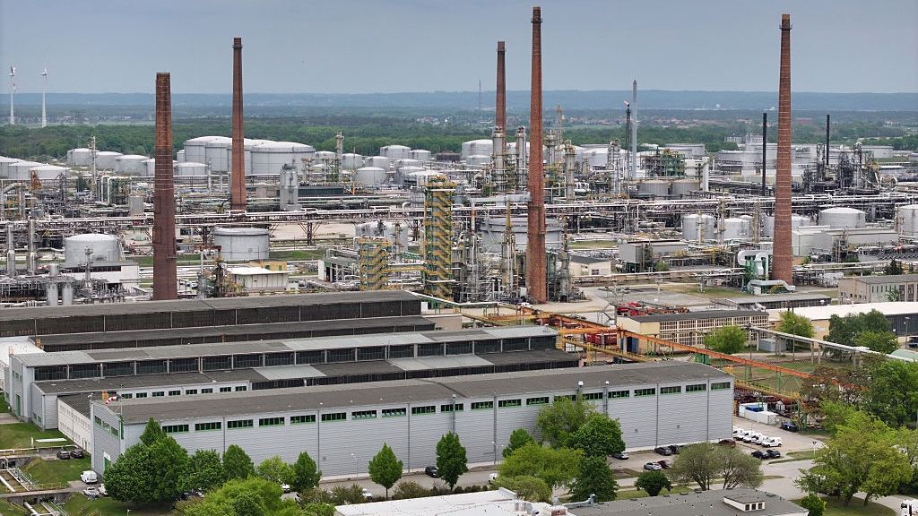 Rafineria Schwedt w Niemczech