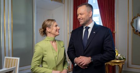 Nawroccy w nowej roli. Po raz pierwszy złożyli wielkanocne życzenia