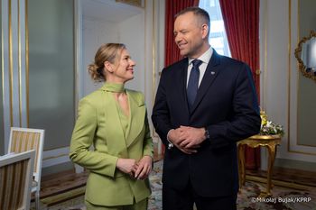 Nawroccy w nowej roli. Po raz pierwszy złożyli wielkanocne życzenia