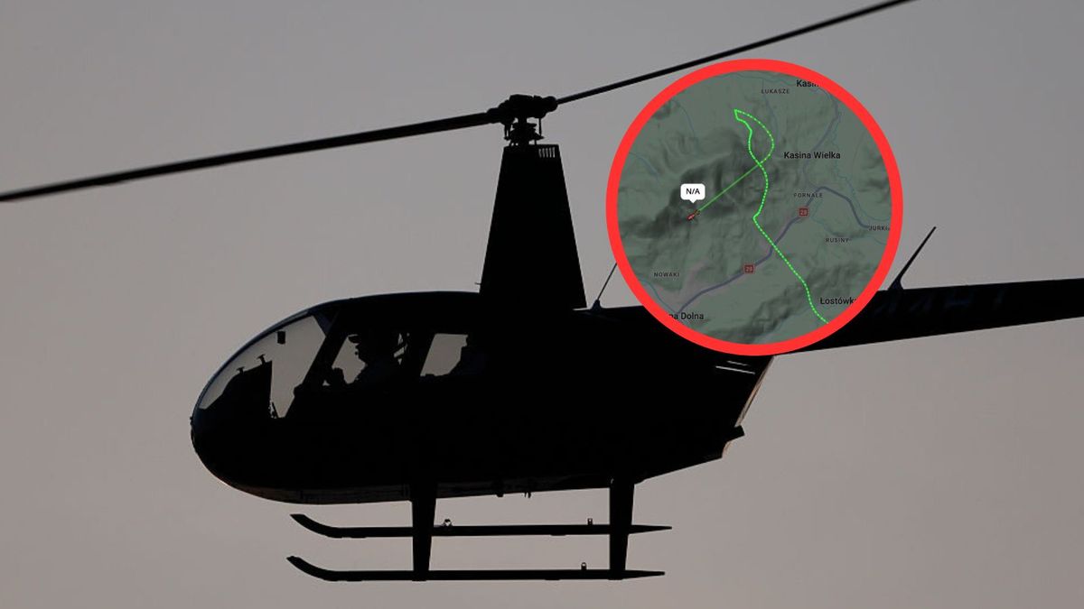 Katastrofa w Małopolsce. Rozbił się śmigłowiec, pilot nie żyje
