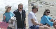 67-letni Dolph Lundgren relaksuje się z 29-letnią żoną na plaży. Para jak z obrazka?