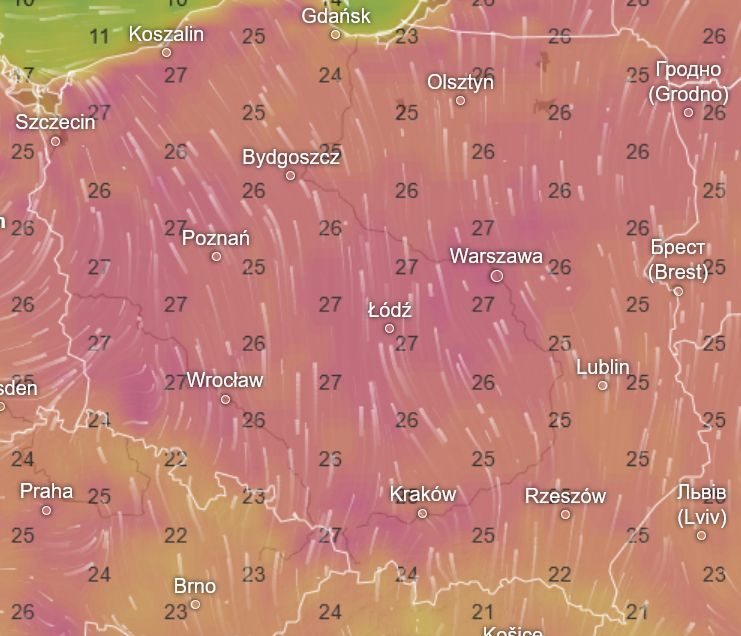 Pogoda we wtorek 9 kwietnia