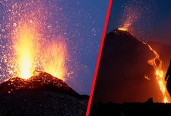 Etna się obudziła. Te nagrania robią wrażenie. Lawa i pył na Sycylii