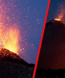 Etna się obudziła. Te nagrania robią wrażenie. Lawa i pył na Sycylii