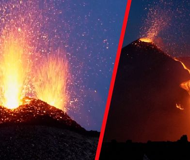 Etna się obudziła. Te nagrania robią wrażenie. Lawa i pył na Sycylii